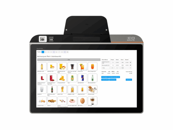 D3 easy - Touchsystem, 10.1" Display, 58mm Bondrucker, WLAN, 4G