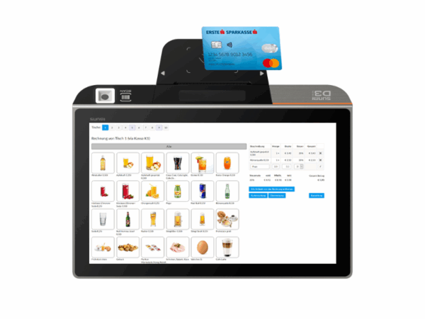 D3 easy - Touchsystem, NFC Bankomatfunktion,10.1" Display, 58mm Bondrucker, WLAN, 4G